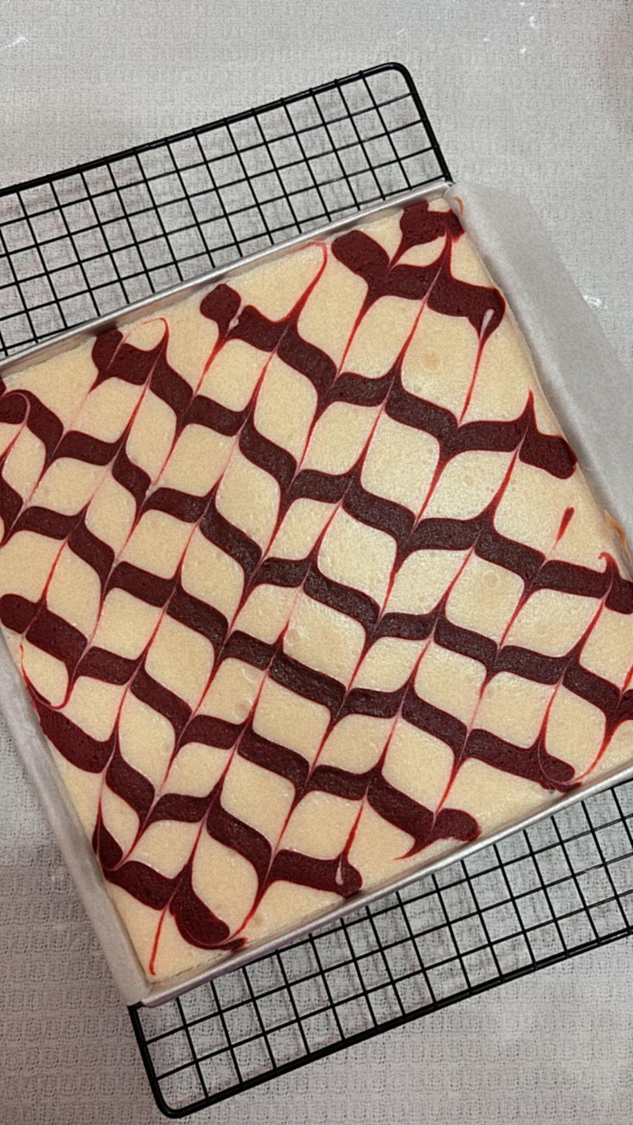 Red Velvet Baked Cheese